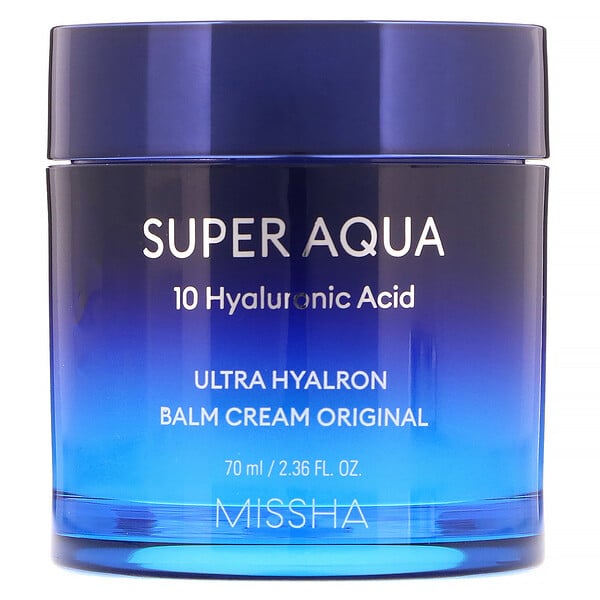 Missha, Super Aqua, Ultra Hyalron Balm Cream Original, 2.36 fl oz (70 ...