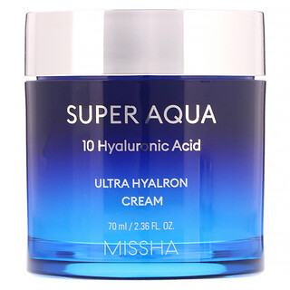 Missha, Super Aqua, Ultra Hyalron Cream, 2.36 fl oz (70 ml)