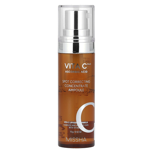 Missha, Vita C Plus, Spot Correcting Concentrate Ampoule, Pigmentflecken-Korrektur-Ampulle, 15 g (0,52 oz.)