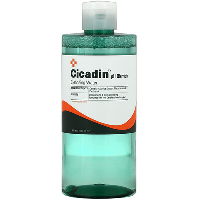 Missha Cicadin, вода для очищения от пятен, pH, 300 мл (10,14 жидк. Унции)