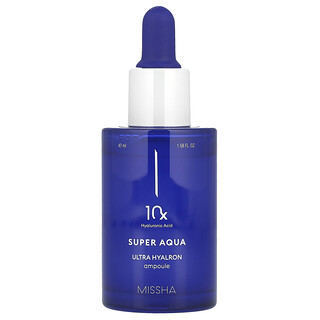 Missha, Super Aqua, Ultra Hyalron Ampoule, 47 ml (1,58 fl. oz.)