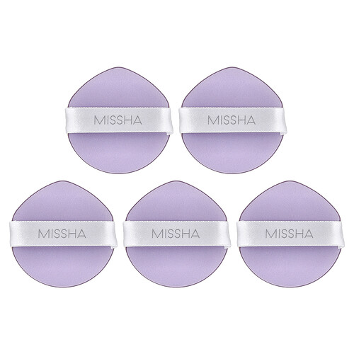 Missha, Glow Layering Fit, Esponjas en capas, 5 piezas
