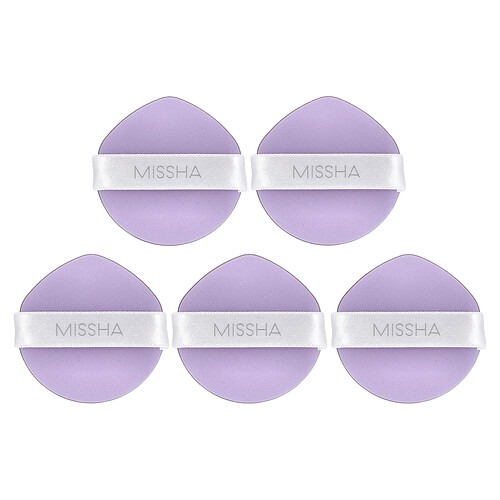 Missha, Glow Layering Fit Puff, leuchtender Layering-Puff, 5 Stück