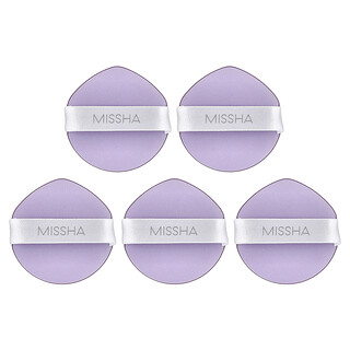 Missha, Glow Layering Fit Puff, 5 Pieces