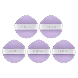 Missha, 글로우 레이어링 핏 퍼프, 5개입