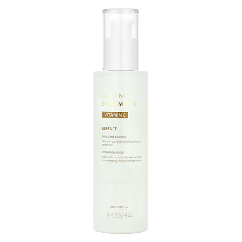 Missha, Cell Renew, Mucina de baba de caracol, Esencia de vitamina C, 100 ml (3,38 oz. líq.)
