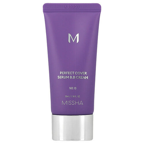 Missha, Perfect Cover Serum BB Cream, BB-Creme mit perfektem Cover, Nr. 13 Light Fair, 35 ml (1,18 fl. oz.)