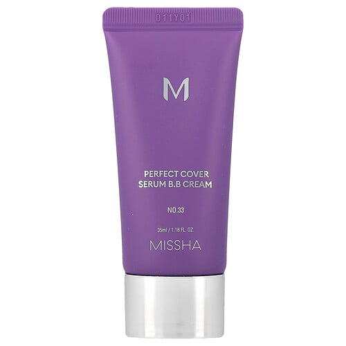 Missha, Perfect Cover Serum BB Cream, BB-Creme mit perfektem Cover, Nr. 33 Tan, 35 ml (1,18 fl. oz.)
