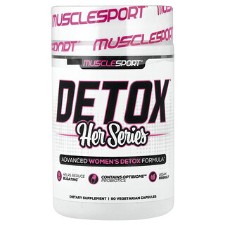 MuscleSport, Her Series, Detox™, 90 Vegetarian Capsules