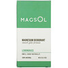 Magsol, Магниевый дезодорант, лемонграсс, 95 г (3,2 унции)