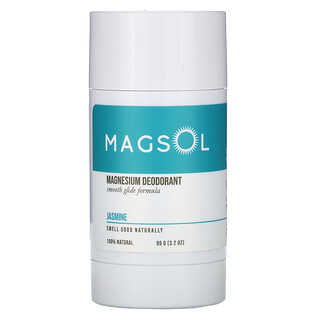 Magsol, Магниевый дезодорант, жасмин, 3,2 унции (95 г)