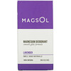 Magsol, Magnesium Deodorant, Lavender, 3.2 oz (95 g)