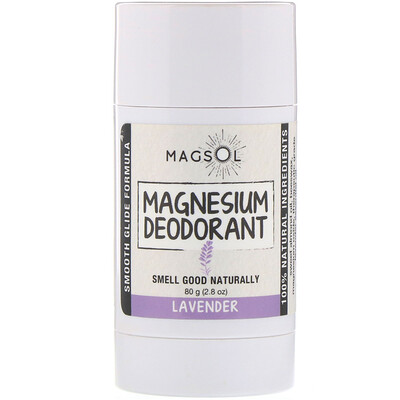 

Magsol Дезодорант с магнием, лаванда, 80 г