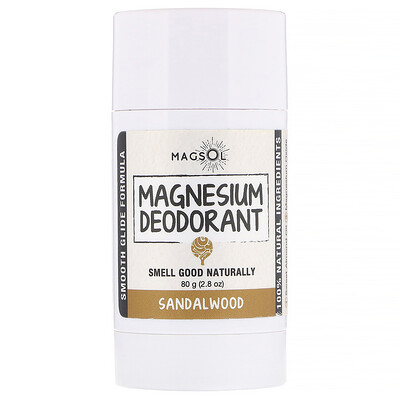 

Magsol Дезодорант с магнием, сандал, 80 г