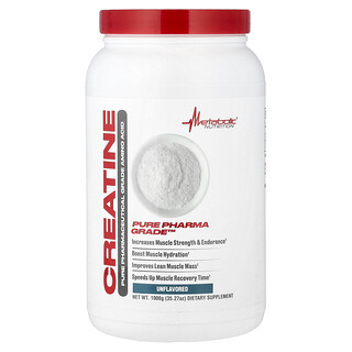 Metabolic Nutrition, クレアチン、無香料、1,000g（35.27オンス）