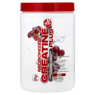 Metabolic Nutrition, Micronized Creatine Plus™, mikronisiertes Kreatin Plus™, Traube, 420 g