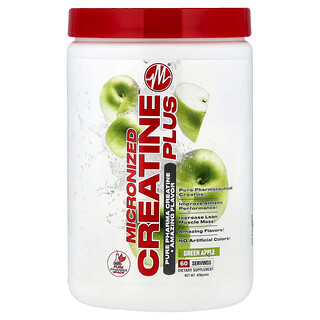 Metabolic Nutrition, Creatine Plus™ micronizada, Manzana verde, 420 g
