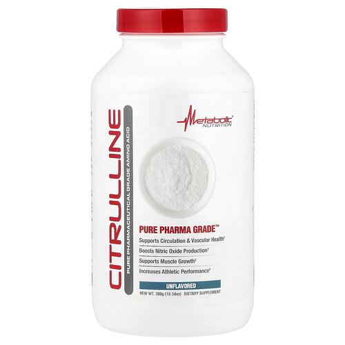 Metabolic Nutrition Citrulline, Unflavored , 10.58 oz (300 g)