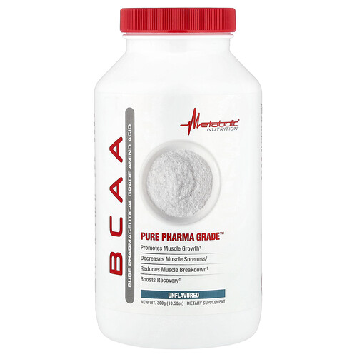Metabolic Nutrition, BCAA, Unflavored , 10.58 oz (300 g)