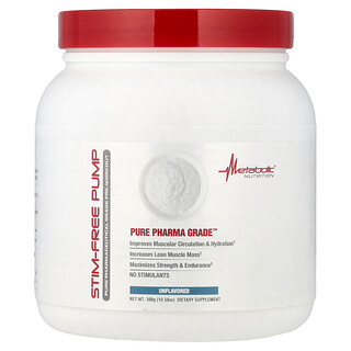 Metabolic Nutrition, Impulso sin estimulantes, Sin sabor, 300 g (10,58 oz)