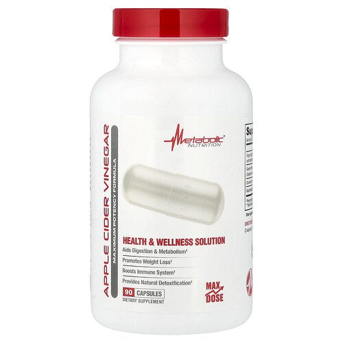 Metabolic Nutrition Apple Cider Vinegar, 90 Capsules