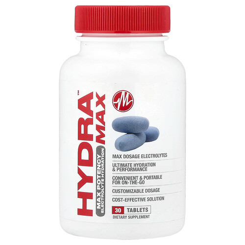 Metabolic Nutrition, HydraMAX™, maximálna účinnosť, 30 tabliet