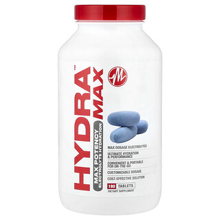 Metabolic Nutrition, HydraMAX™, Potență maximă, 180 de comprimate