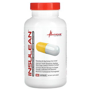 Metabolic Nutrition, Insulean, 90 cápsulas