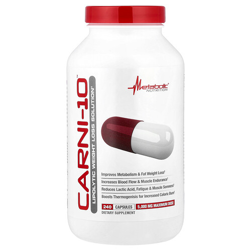 Metabolic Nutrition Carni-10™, 240 Capsules