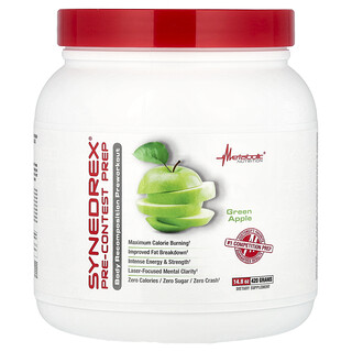 Metabolic Nutrition, Synedrex®, Pre-Contest Prep, Green Apple, 14.8 oz (420 g)