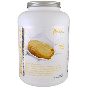 Metabolic Nutrition, ProtiZyme, специально разработанный протеин, печенье с арахисовым маслом, 5 фунтов