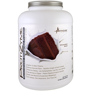Metabolic Nutrition, ProtiZyme, специально разработанный белок, шоколадный кекс, 2 кг 300 г (5 фунтов)