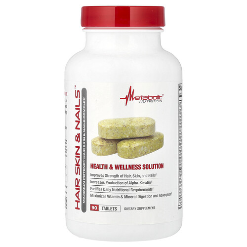 Metabolic Nutrition Hair Skin & Nails™, 90 Tablets