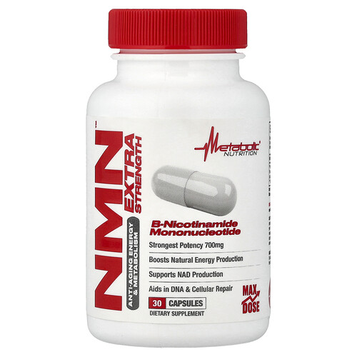 メタボリックニュートリション Metabolic Nutrition, NMN（ニコチンアミドモノヌクレオチド）、30粒（1粒あたり350mg）