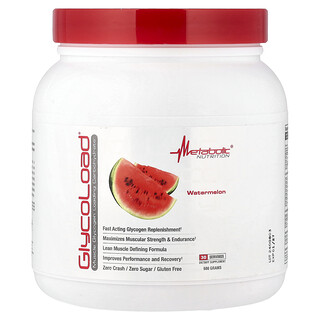 Metabolic Nutrition, GlycoLoad, Watermeloen, 600 g