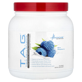 Metabolic Nutrition, T.A.G.®, Blue Raspberry, 400 g