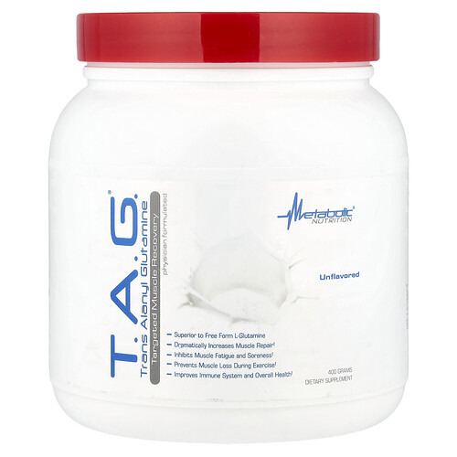 Metabolic Nutrition T.A.G., Unflavored, 400 g