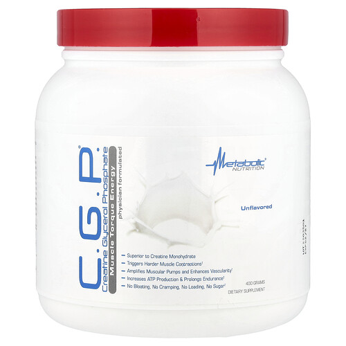 Metabolic Nutrition, CGP®, Unflavored, geschmacksneutral, 400 g