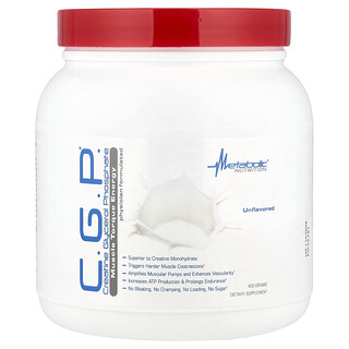 Metabolic Nutrition, C.G.P.®, Unflavored, 400 g