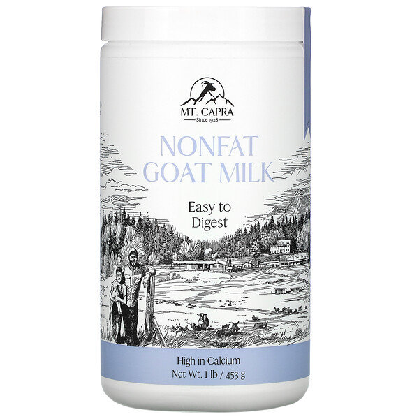 Mt. Capra‏, CapraMilk, Non-Fat Goat Milk Powder, 1 lb (453 g)