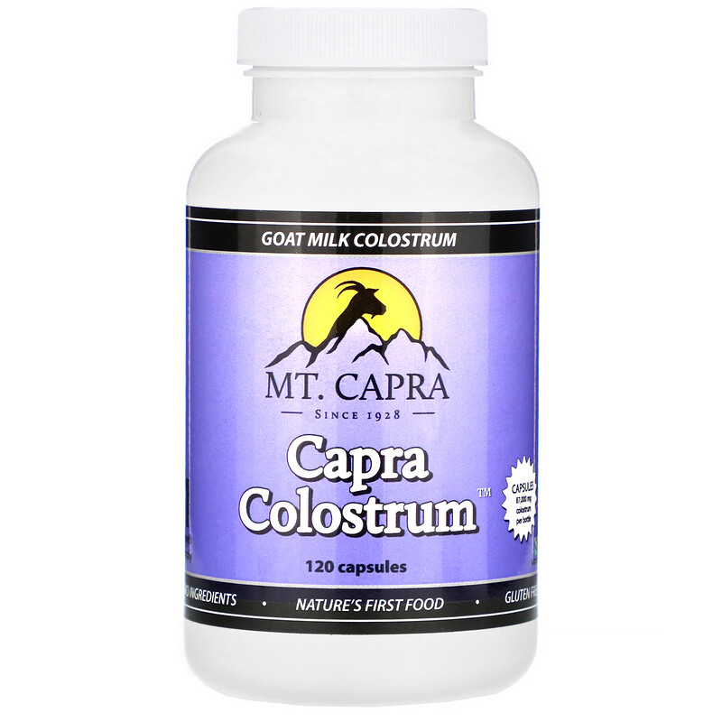 Mt. Capra, Capra Colostrum, Goat Milk Colostrum, 120 Capsules iHerb