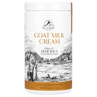 Mt. Capra, Escamas de crema de leche de cabra, 150 g (5,29 oz)