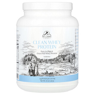 Mt. Capra, Clean Whey Protein, Vanilla Bean, 16 oz (453 g)