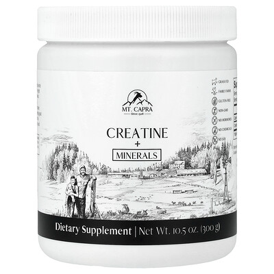 Mt. Capra, Creatine + Minerals, 10.5 oz (300 g)