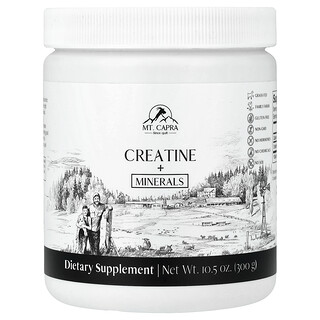 Mt. Capra, Kreatin + Mineral, 300 g (10,5 ons)