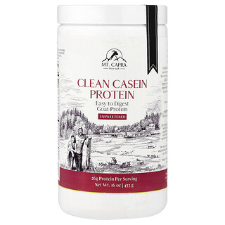 Mt. Capra, Clean Casein Protein, Unsweetened, 16 oz (453 g)