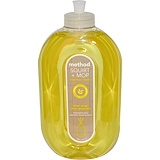 Method, Squirt + MOP, «Сбрызни и протри», средство для очистки твердых поверхностей, лимонный имбирь, 25 жидких унций (739 мл) отзывы