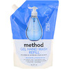 Method, Recharge gel lavant pour les mains, minéraux de mer, 1l