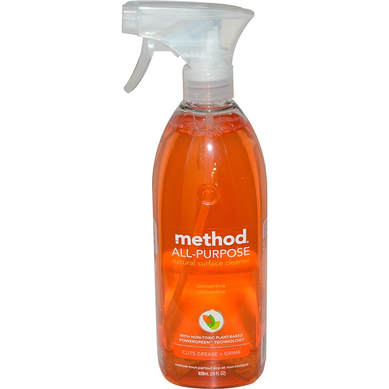 Method, AllPurpose Natural Surface Cleaner, Clementine, 28 fl oz (828
