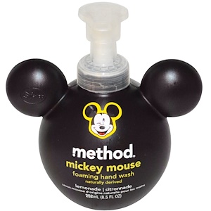 Отзывы о Метод, Mickey Mouse Foaming Hand Wash, Lemonade, 8.5 fl oz (252 ml)